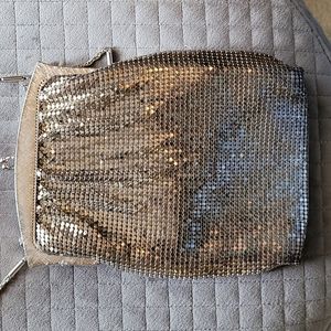 Whiting & Davis silver mesh evening bag